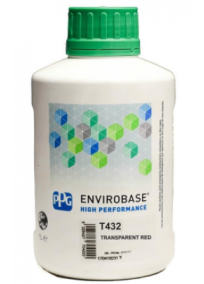 T432/E1 ROJO TRANSPARENTE 1 L.